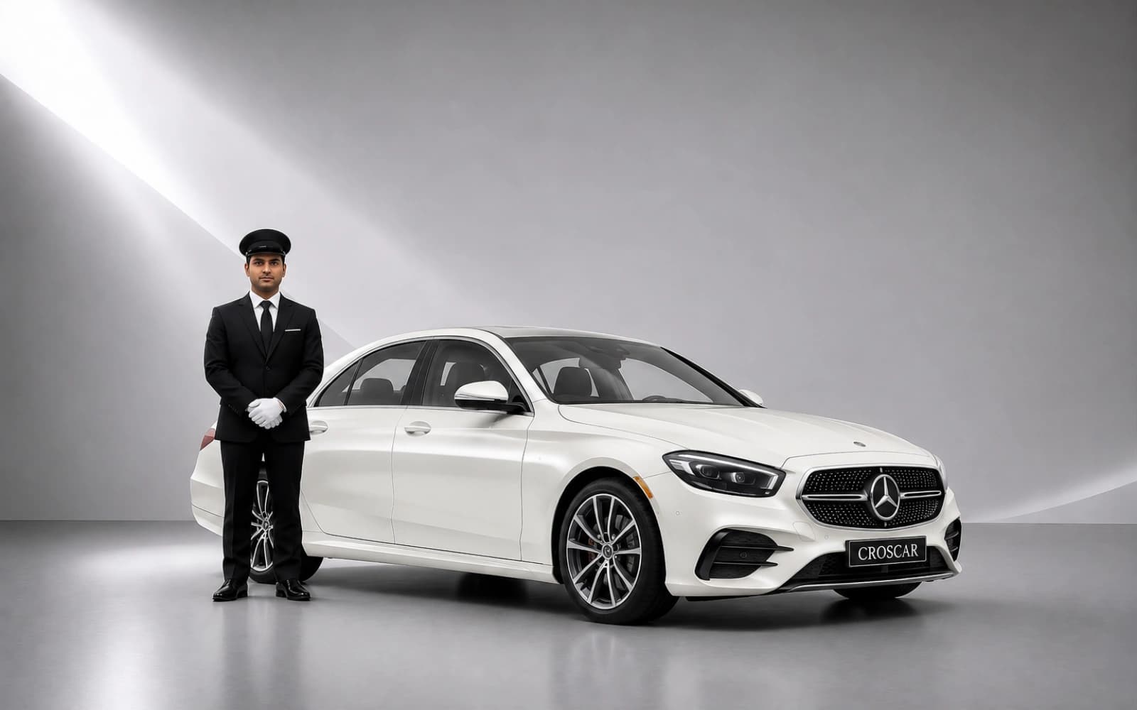 Chauffeur-driven Mercedes-Benz E-Class available with CROSCAR in India