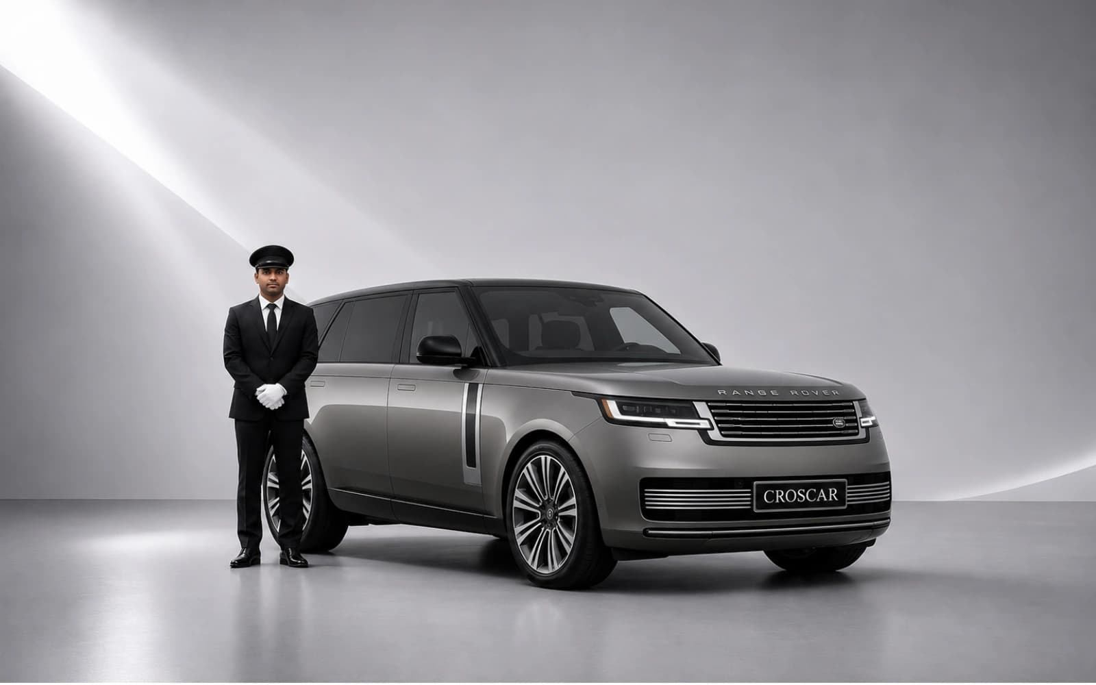 Chauffeur-driven Range Rover Vogue Autobiography available with CROSCAR in India